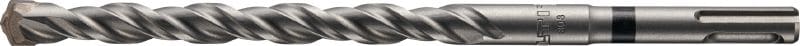 TE-C (SDS Plus) Broca de impacto métrica Broca de martelete de impacto SDS plus (TE-C) básica com 2 canas helicoidais para perfuração de furos de buchas em concreto