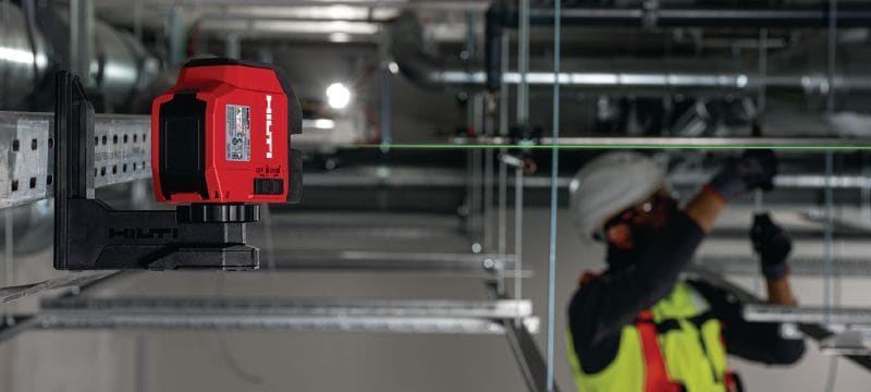 Cobertura de revestimento verdade PM 2-LG Laser de linhas verde com 2 feixes de alta visibilidade para nivelamento e Alinhamento Aplicações 1