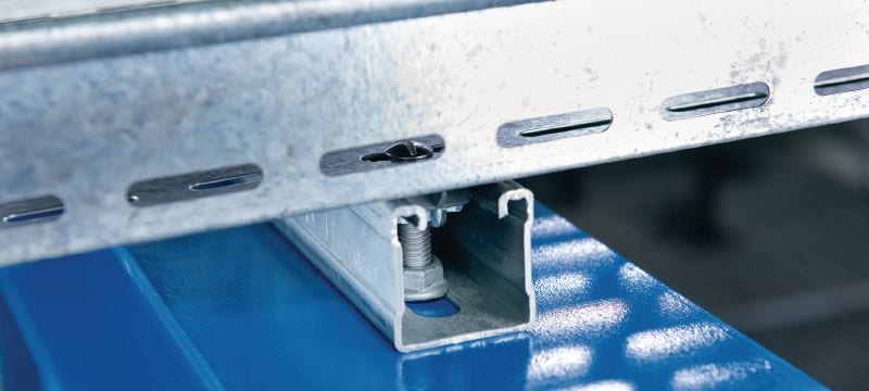 S-BT MF Pino roscado Pino de aparafusamento roscado (aço carbono, rosca métrica ou Whitworth) para fixações multiuso a aço em ambientes corrosivos moderados Aplicações 1