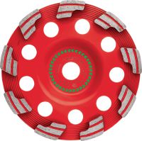 SPX Coroa diamantada abrasiva (para DG/DGH 150) Coroa diamantada suprema para a rebarbadora diamantada DG/DGH 150, para desbaste de concreto verde e abrasivo