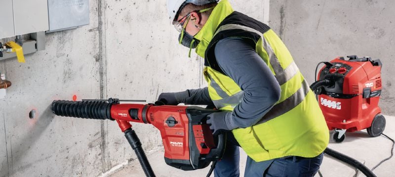 Martelo perfurador TE 70-ATC/AVR Martelo perfurador muito potente SDS Max (TE-Y) para perfuração e cinzelamento em concreto de alta resistência Aplicações 1