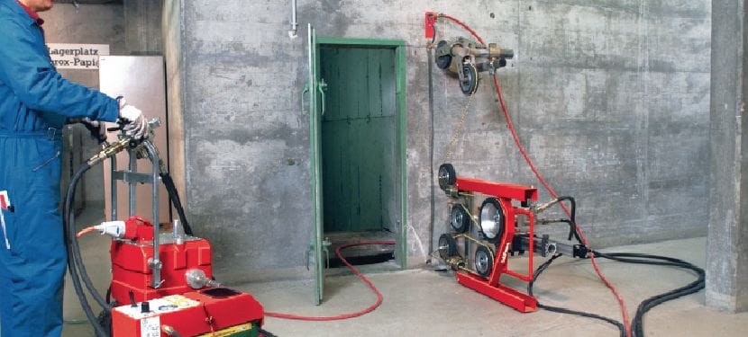 SP-L/M Cabo diamantado galvanizado (concreto e aço) Cabo diamantado prêmio para corte de alta velocidade em concreto armado (serra de fio de 10-15 kW) Aplicações 1
