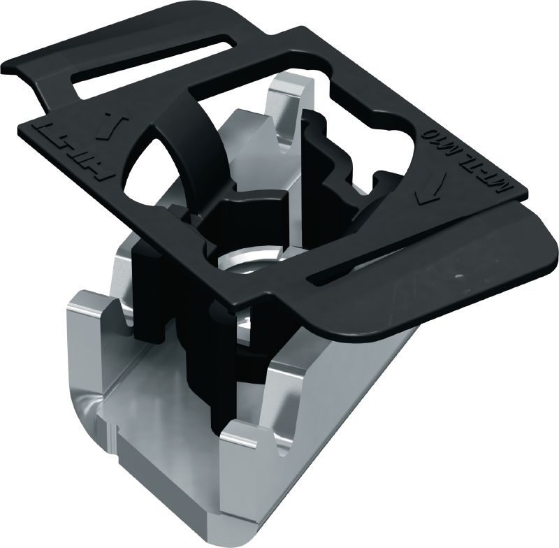 Porca de calha Twist-Lock MT-TL Porca para fixação de meio em calhas de escora MT