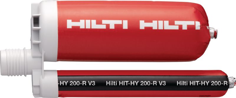 HIT-HY 200-R V3 Ancoragem química Argamassa híbrida injetável de alto desempenho com aprovações para ligações de varão instalado pós construção e para ancoragem de placas de base estruturais