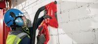DCH 300-X Cortador elétrico Ferramenta elétrica portátil de corte diamantado seco e molhado – profundidade de corte até 120 mm com discos de 305 mm Aplicações 4