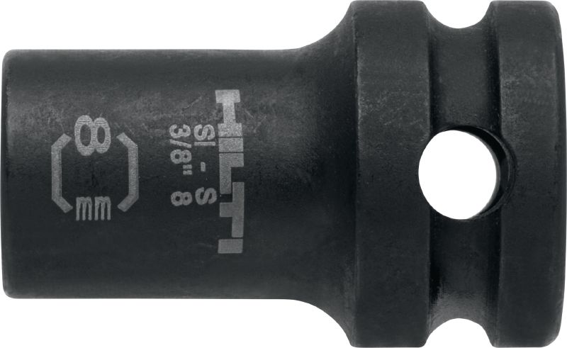 SI-S 3/8 Soquete de impacto curto Soquete de impacto curto de 3/8 (polegada) para apertar parafusos e ancoragens