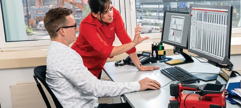 PROFIS Detection Office Software para análise e visualização de dados de scanners de concreto Ferroscan e sistemas de detecção X-Scan Aplicações 1