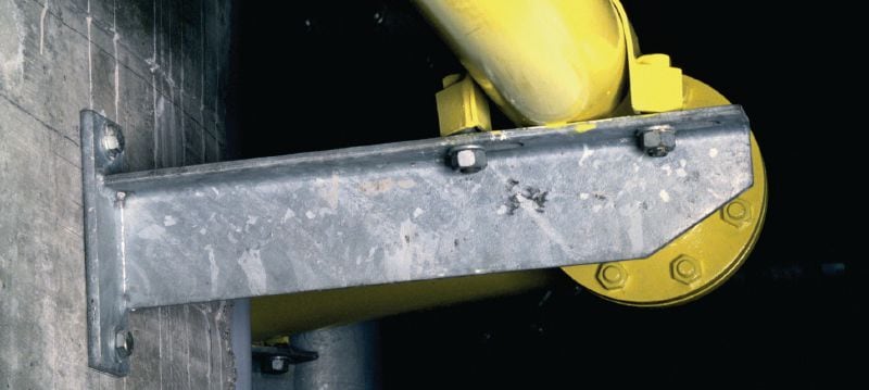 HSL4 Ancoragem em cunha reforçada Ancoragem de expansão industrial de máximo desempenho com homologações para aplicações relevantes para a segurança em concreto (aço carbono, cabeça sextavada) Aplicações 1