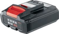 Bateria B 12-55 12V Bateria de iões de lítio compacta e de elevada capacidade de 12 V 5,0 Ah com 21700 células melhoradas para fazer mais em cada carga