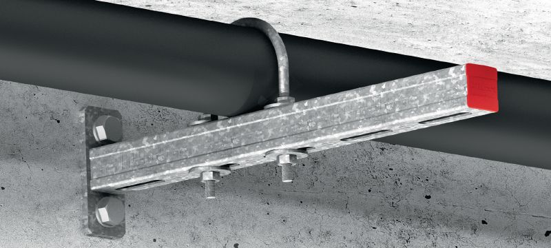 MP-UB (métrico) Parafusos em U galvanizados para aplicações de tubulação universais Aplicações 1
