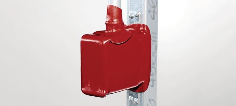 CP 617 Bloco de massa vedante corta-fogo Massa corta-fogo moldável para ajudar a proteger caixas de saída elétrica, caixas de derivação e caixas de lavadoras/secadoras metálicas Aplicações 1