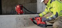 TE 30-22 Martelete a bateria Martelo perfurador SDS Plus a bateria poderoso (TE-C) com redução ativa da vibração e ATC (Controle ativo de torque) para perfuração em concreto e cinzelamento (plataforma à bateria Nuron) Aplicações 1