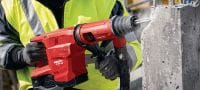 TE 60-22 Martelete a bateria Martelo perfurador SDS Max (TE-Y) potente e a bateria com redução ativa da vibração e ATC (Controle ativo de torque) para perfuração em concreto de ancoragem para cargas pesadas e cinzelamento (Nuron) Aplicações 8