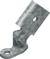 Base de suporte sísmico MT-S-H1 OC Conector articulado de orifício único para montagem do suporte sísmico da estrutura de calha para uso externo com poluição baixa