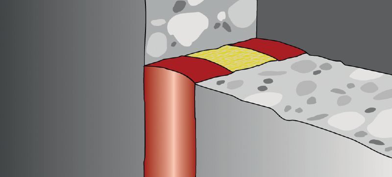 Selador corta-fogo de silicone CP 601s Selador a base de silicone fornecendo movimento máximo em juntas e penetrações de tubos com reação à regulamentação ao fogo Aplicações 1