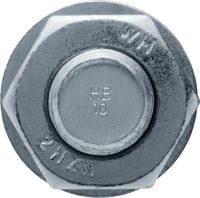 Barra roscada HAS-B-105 Barra roscada de alto desempenho para ancoragens químicas injetáveis e cápsula HVU adesiva (aço carbono, ASTM F1554 grau 105, zincada)