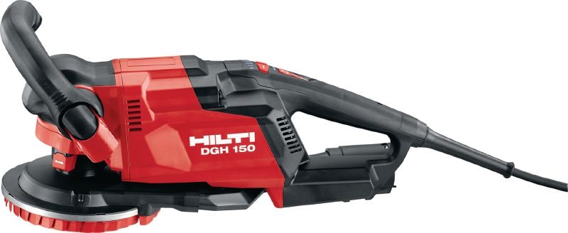 DGH 150 Esmerilhadeira de concreto Lixadeira esmerilhadeira de concreto para alta resistência, desbaste, asperização de concreto e remoção de pintura e revestimentos