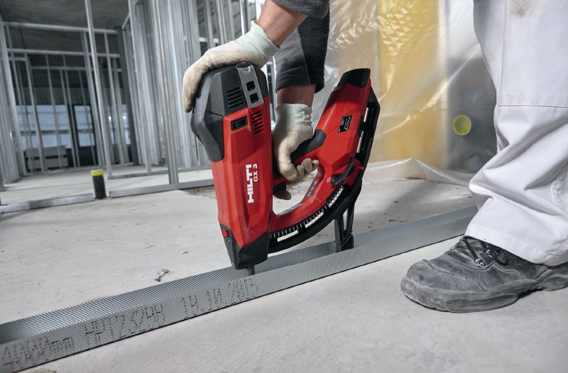 X-C G3 MX Pregos para concreto (em pente) Pregos em pente premium para fixação em concreto e outros materiais de base utilizando pistola de pregos a gás GX 3 Aplicações 1