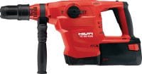 TE 60-A36 Martelo perfurador a bateria Martelo combinado SDS Max a bateria de alto desempenho com AVR (Redução ativa da vibração) e ATC (Controle ativo do torque) para perfurações e cinzelamentos em concreto de alta resistência