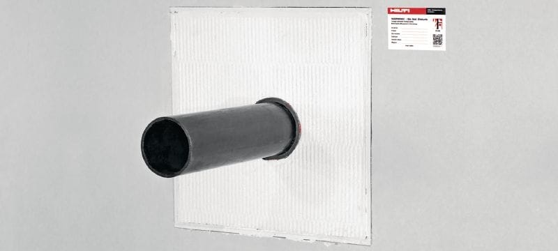 CP 670 Revestimento de placa corta-fogo Sistema de revestimento corta-fogo para placas minerais com um amplo leque de homologações para selagem de médias a grandes aberturas Aplicações 1
