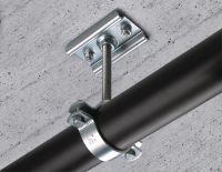 Gancho para tubos de ponto fixo leve MFP-L-F Gancho para tubos de ponto fixo de aço laminado a quente (HDG) premium para performance máxima em aplicações de tubulação de ancoragem para cargas leves Aplicações 1