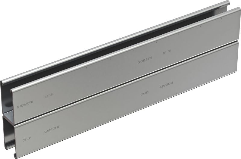 Calha de escora dupla MT-60D Calha de escora dupla traseira com traseira, para uso externo