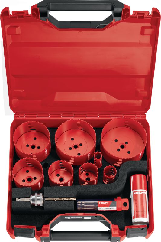 HS-MU Conjunto de serras de furos Conjunto de serras cranianas bimetálicas MetalCut para abrir furos em vários materiais
