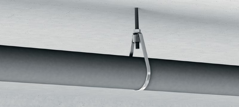 Apoio tubo de aspersor MP-SPN Parafuso rosca dupla de laço de sprinkler galvanizado premium com aprovações VdS, FM (≥ M10) e UL (≥ M10) para aplicações de sprinkler de fogo Aplicações 1