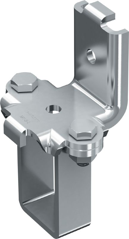 Suporte em l sísmico MT-S-L 40D Suporte em l para montagem das estruturas da calha de escora MT-40D suportadas em zonas sísmicas