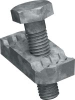 Reforço de barra MT-S-RS OC Conector pré-montado para fixar calha de escora em torno da barra roscada para oferecer suporte sísmico, para uso externo com poluição baixa