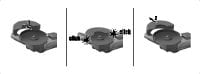 AG 115-D Esmerilhadeira Rebarbadora compacta de 850W (230V), 700W (100-110V) com interruptor de homem morto, para discos de até 115 mm Aplicações 1