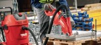 DCH 300-X Cortador elétrico Ferramenta elétrica portátil de corte diamantado seco e molhado – profundidade de corte até 120 mm com discos de 305 mm Aplicações 5