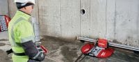 DST 10-CA Serra de corte de parede Serra de corte de parede elétrica ágil com automação de Cut Assist, controlo remoto a baterias e e-box interno para corte em paredes a úmido e a seco Aplicações 2