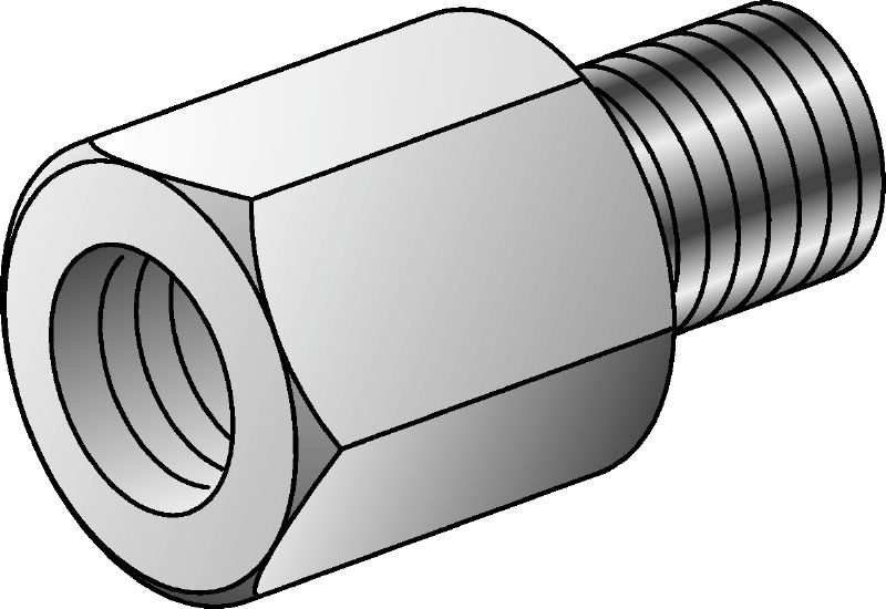 Adaptadores de rosca GA Adaptadores roscados galvanizados para conectar diâmetros de rosca internos e externos variados