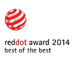                Esse produto recebeu o prêmio "Best of the Best" do Red Dot Design Award.            