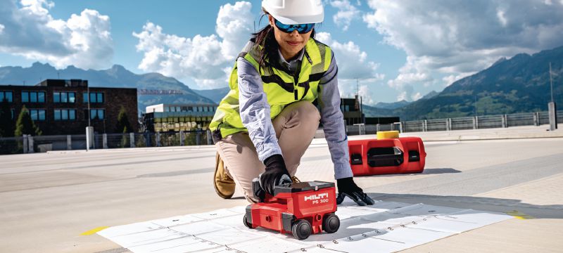 PS 300 Sistema Ferroscan Detetor para betão da localização do varão de aço, medição da profundidade e estimativa dimensional na análise estrutural Aplicações 1