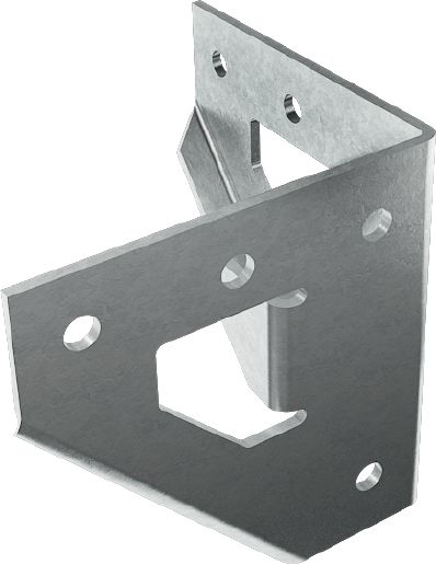 Conector transversal MT-C-T 3D/2/HL OC Conector 3D para montagem das estruturas da calha de escora rígida para uso externo com poluição baixa