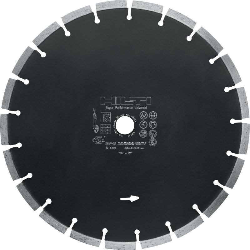 SP Lâmina diamantada universal Disco diamantado de qualidade para cortar em diferentes materiais de base