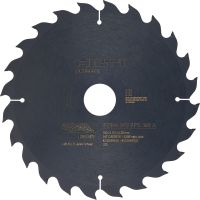 Disco de serra circular universal para madeira (CPC) Disco de serra circular de alto desempenho. Com dentes de carboneto, para cortes em madeira. Para cortar mais e mais rápido, maximizando a produtividade de suas serras a bateria.