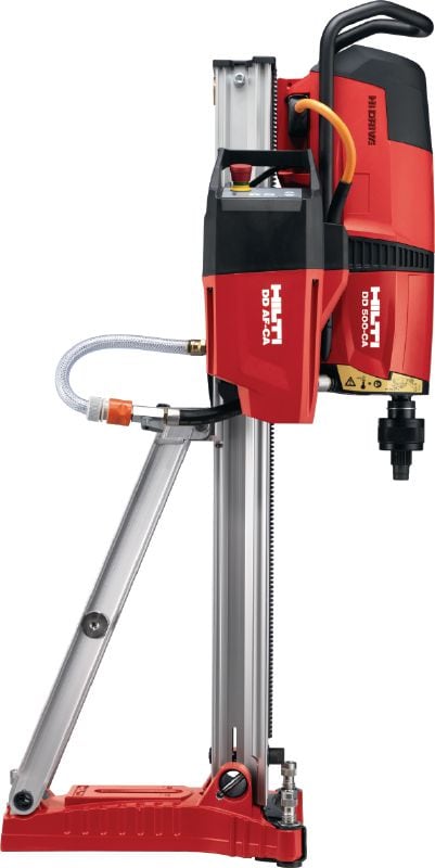 DD 500-CA Perfuratriz diamantada Máquina de perfuratriz diamantada de alta resistência trifásica com motor de alta frequência e unidade de autoalimentação opcional para perfuração de concreto com base em sonda de 82 a 600 mm (3-7/32 a 23-5/8”) de diâmetro