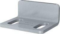 Guia de estribo de tubos MT-FPS-G Suporte orientador ajustável para fixar bases de calha para abraçadeiras MP-PS às vigas modulares Hilti MT