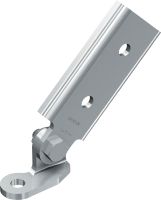 Base de suporte sísmico MT-S-H2 Conector articulado de dois orifícios para montagem de suporte sísmico da estrutura da calha de escora MT