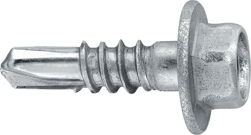 Parafusos S-AD 01 SS autoperfurantes de fachada Parafuso autoperfurante (aço inoxidável A4) sem arruela para fixações de fachada em alumínio (até 4 mm)